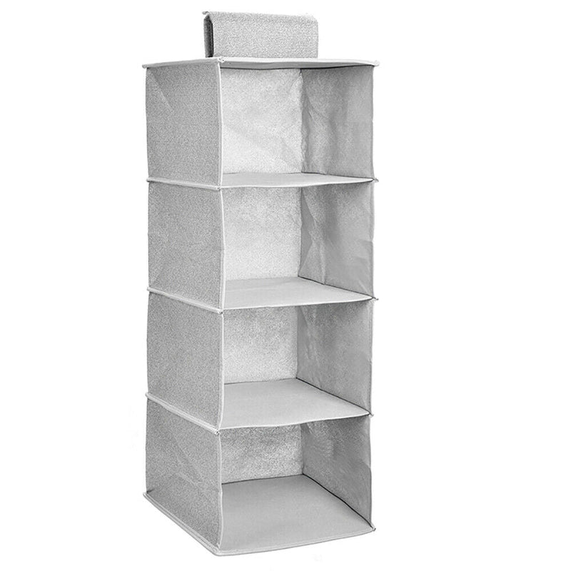 3/4/5 Layer Hanging Organiser Clothes Storage Wardrobe