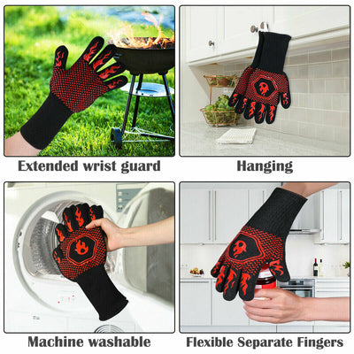 Heat Proof Resistant Oven BBQ Gloves