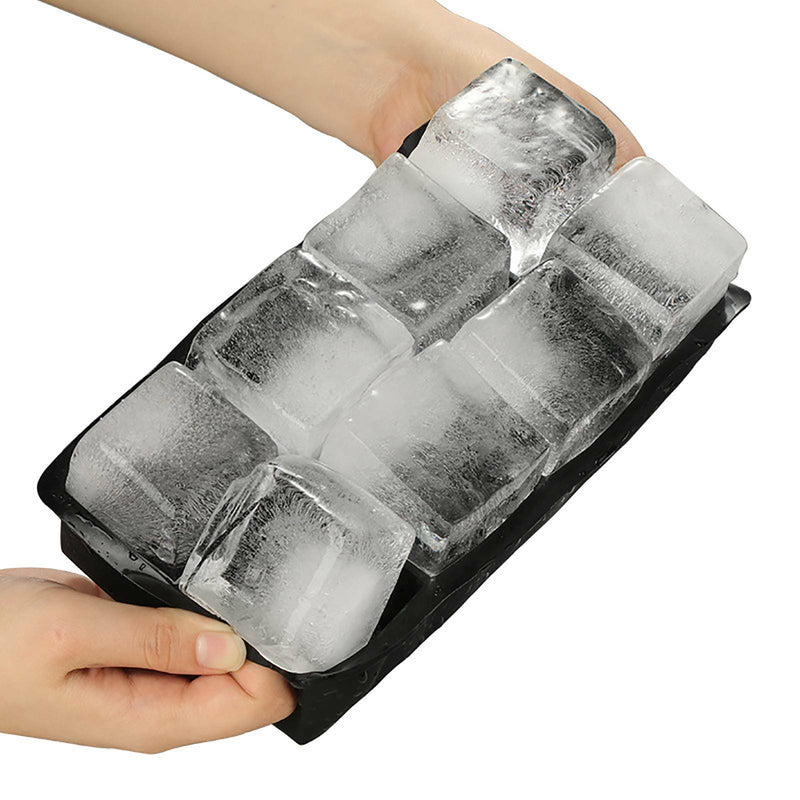 8 Grids Whiskey Silicone Maker Ice Cube Tray