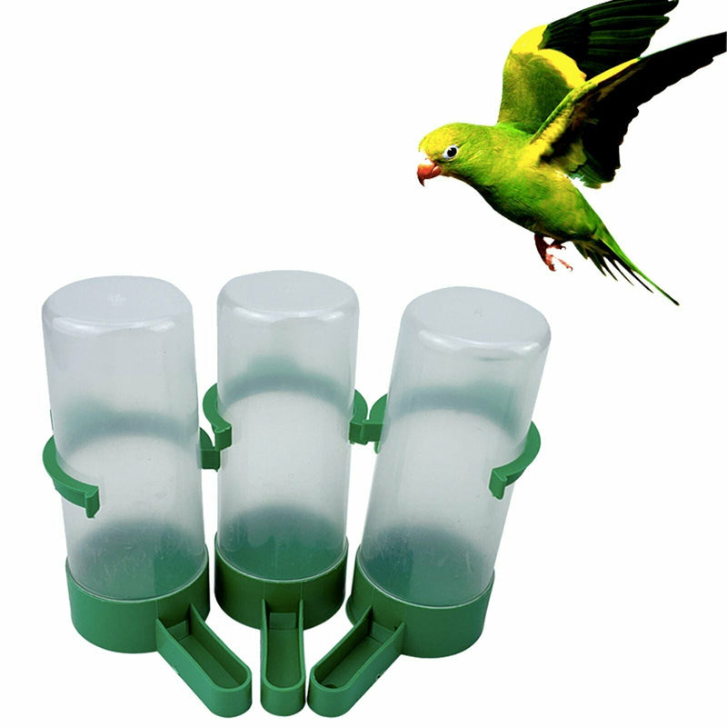 4Pcs/Set Drinker Food Feeder Water Clip For Cage Bird Parrot