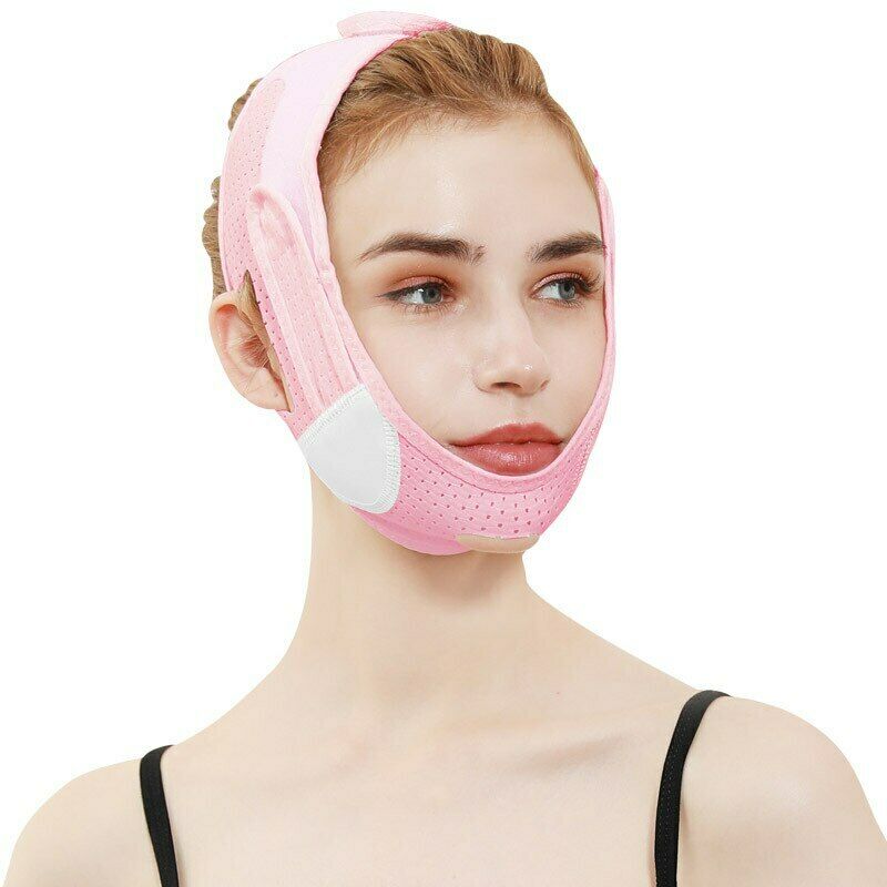 Elastic Face Slimming Bandage V Line Face Shaper Women Chin Cheek Lift Up Belt Facial Massage Strap Face Skin Care Beauty Tools