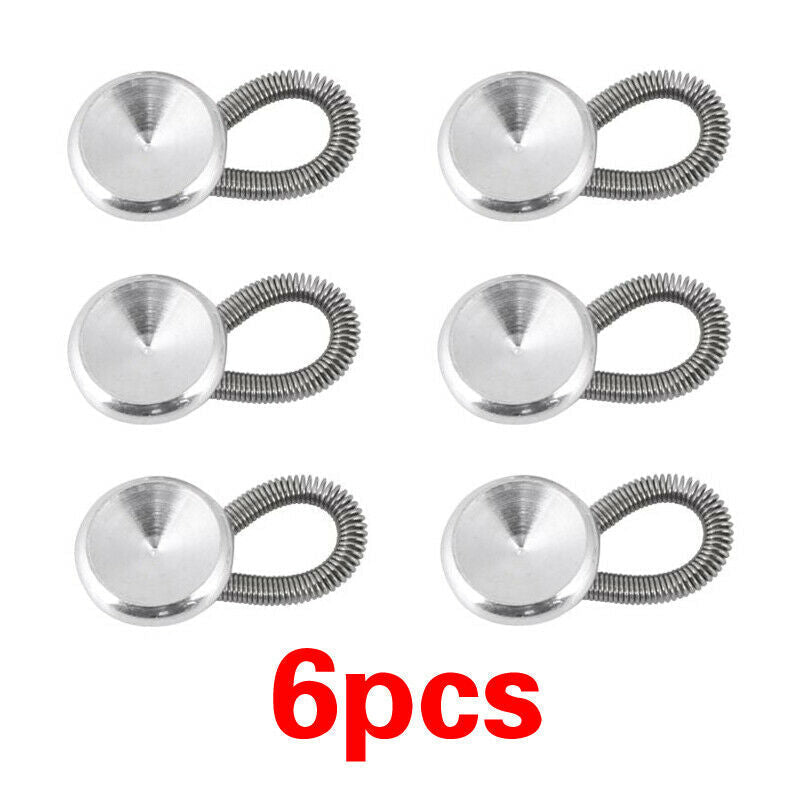 1/6Pcs Men Shirt Metal Collar Extenders Button Extender Dress Shirts Accessories