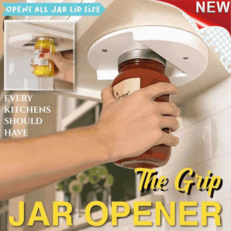 Jar Opener for Weak Hands Under Cabinet Lid Openers for Seniors with Arthritis