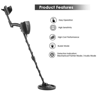 Professional Gold Finder Metal Detector (Up to 300mm depth)