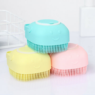 Paw Baby Shower Brush Fast Foaming Silicone Scrubbing Artifact Full Body Massage Spa Brush Bathroom Accessory