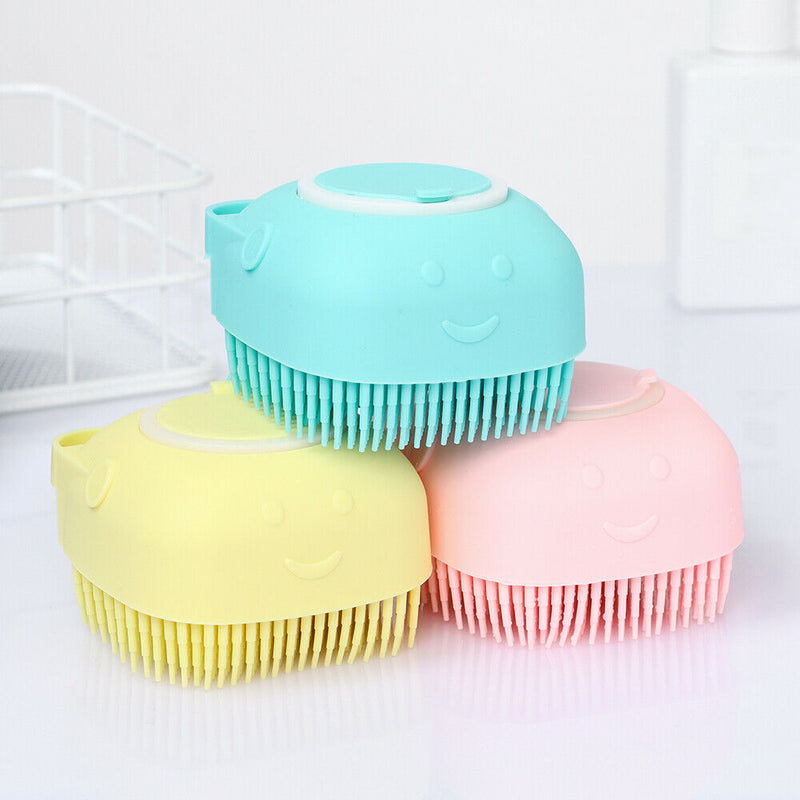 Paw Baby Shower Brush Fast Foaming Silicone Scrubbing Artifact Full Body Massage Spa Brush Bathroom Accessory