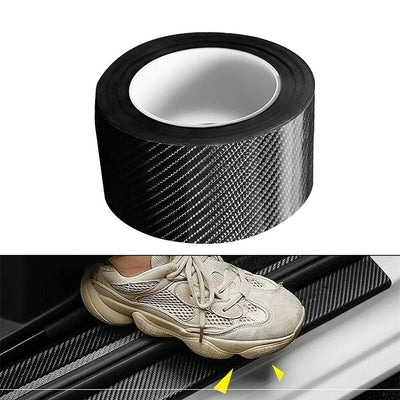 5*300CM Car Door Edge Protector Accessories Sticker Carbon Fiber Scuff Plate