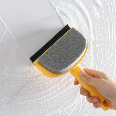 Multifunctional Glass Cleaning Brush Double-sided Brush For Bathroom Window Car Window Mirror Household Cleaning Tool Supplies