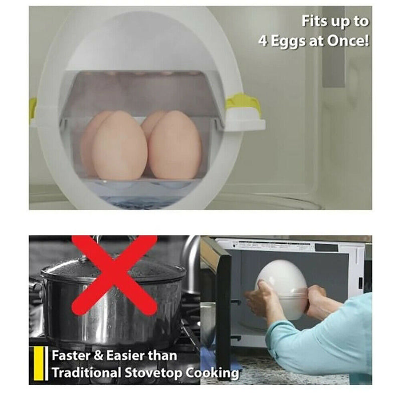 Egg Pod-Microwave Egg Cooker & Peeler