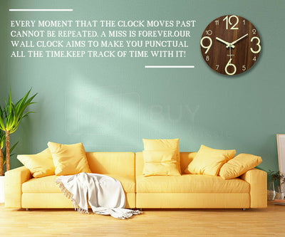 Glow In Dark Wall Clock