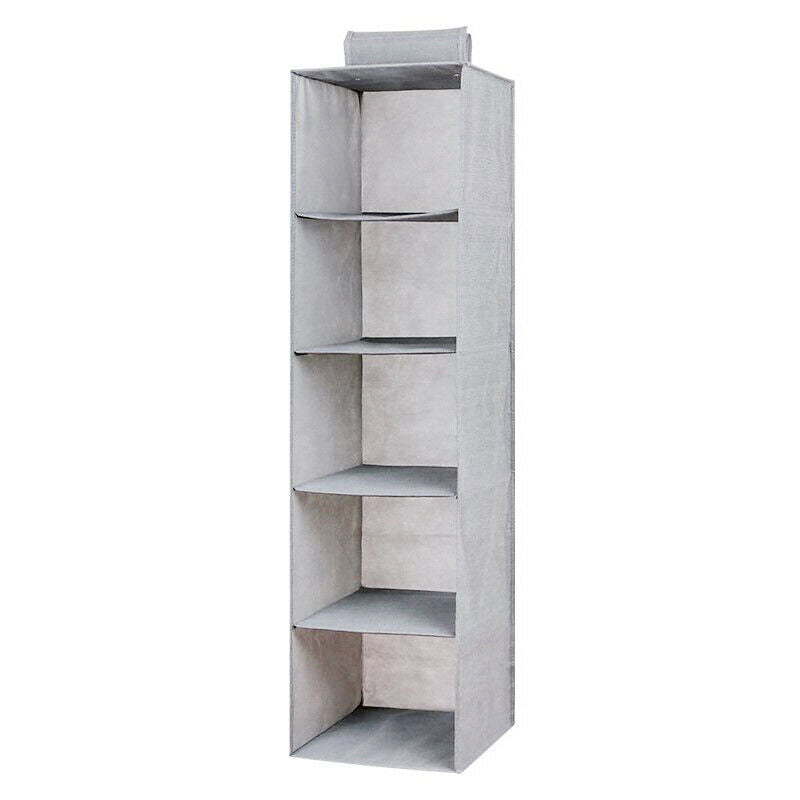 3/4/5 Layer Hanging Organiser Clothes Storage Wardrobe