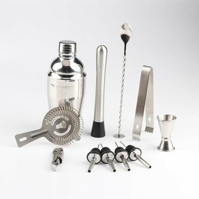 12Pcs Cocktail Shaker Set Mixer Bar Strainer Bartender Kit