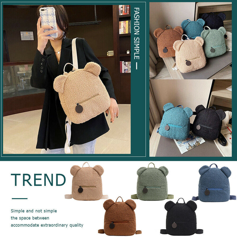 Cute Bear Shaped Shoulder Backpack