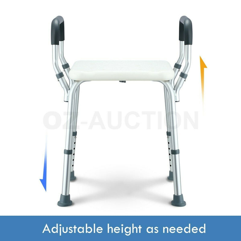 New Adjustable Shower Chair Bath Seat Bathroom Bench