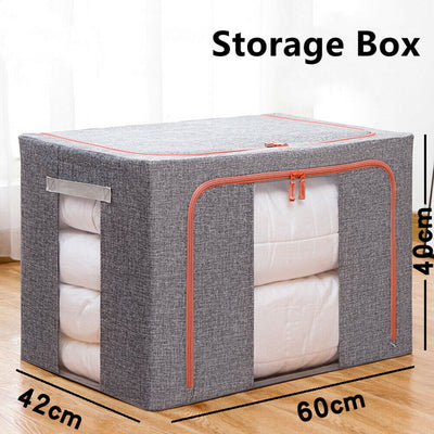 100L Foldable Storage Box Crushed Steel Frame