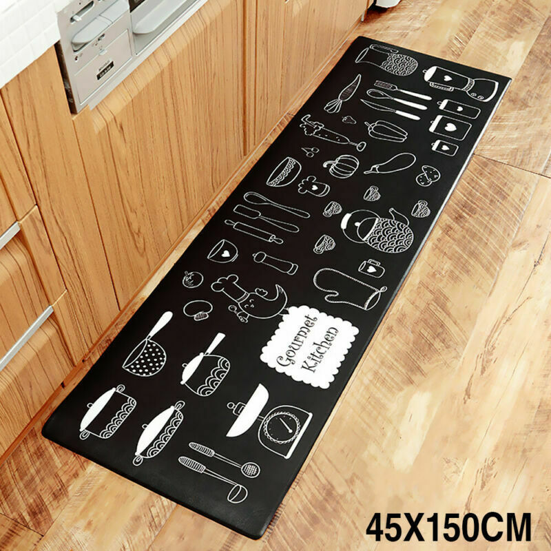 Kitchen Mat Non-Slip Waterproof Anti-Oil Home Door Floor