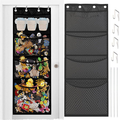 4 Mesh Pockets Storage Over Door Organizer Closet With for Kid Toys Shoes