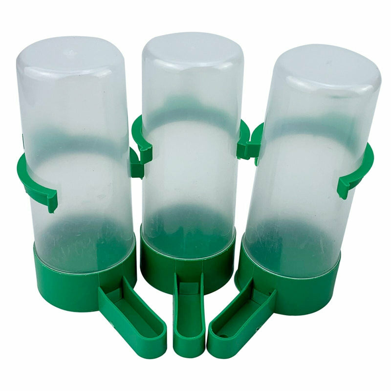 4Pcs/Set Drinker Food Feeder Water Clip For Cage Bird Parrot