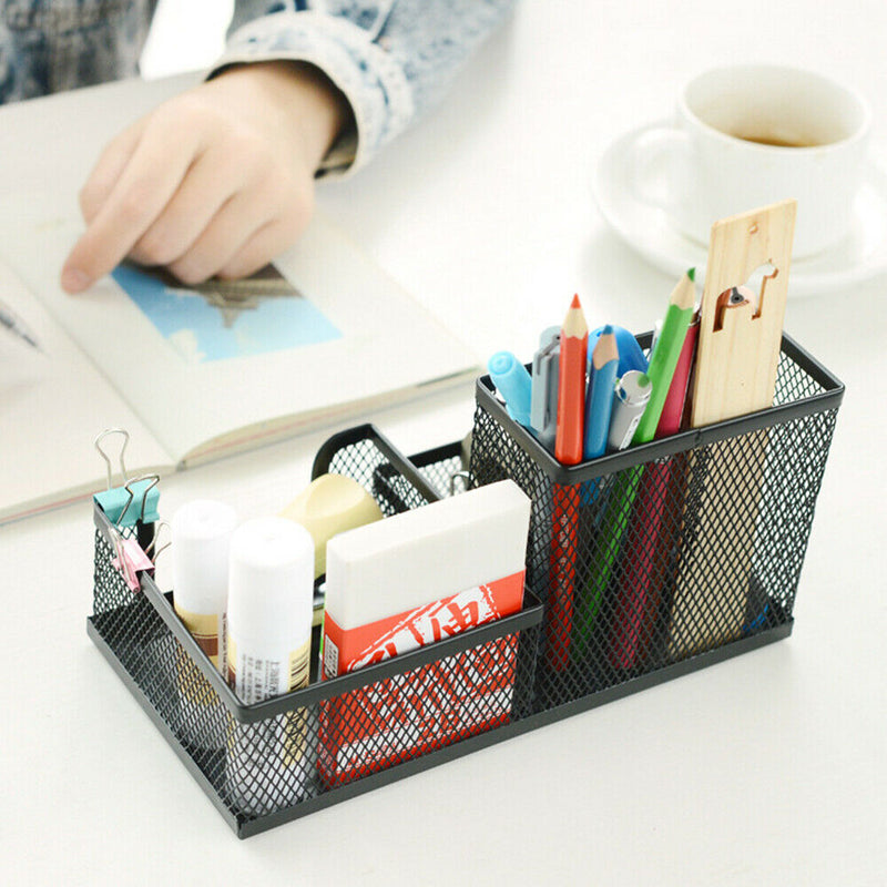 Desk Organizer Pen Holder Storage Container Stationery