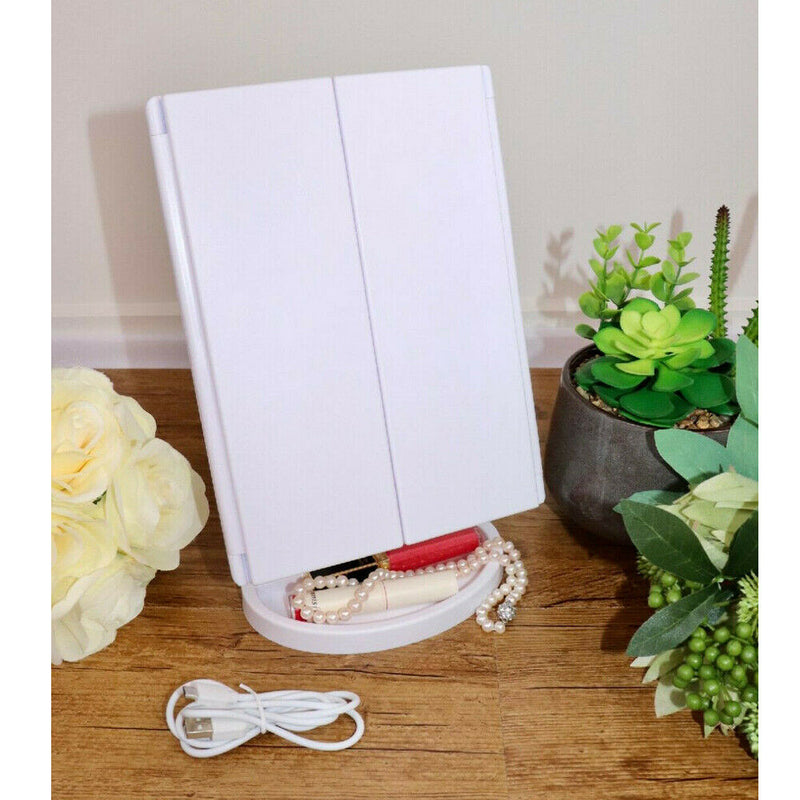 Makeup Mirror with Light Touch Screen