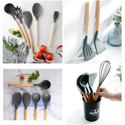 12Pcs Silicone Utensils Cooking Kitchen Set