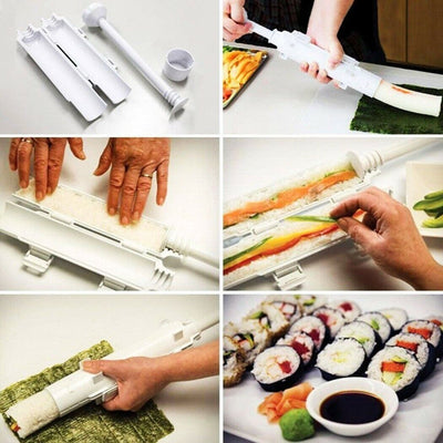 Portable Sushi Roll Maker Making Kit Mold