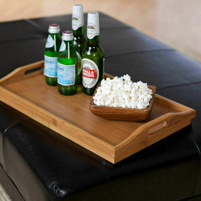 Bamboo Folding Lap Serving Tray Desk