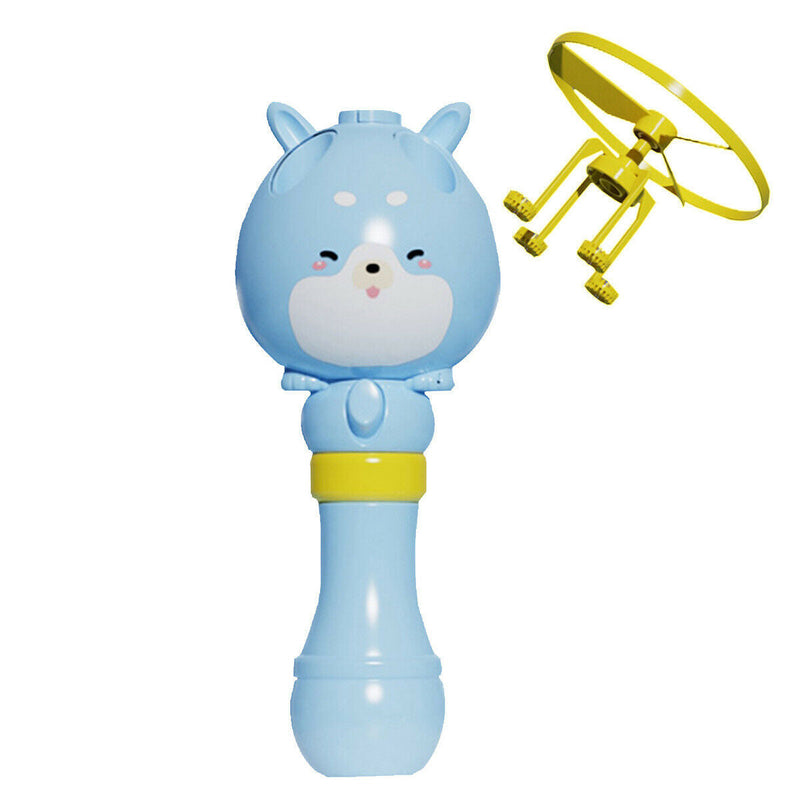 Bubble Machine Bubbler Maker Flying Stick Cartoon Cute Toy Gift For Kids Outdoor