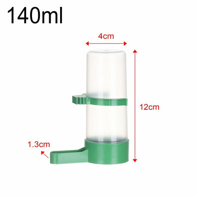 4Pcs/Set Drinker Food Feeder Water Clip For Cage Bird Parrot