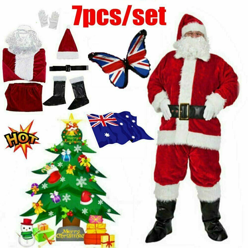 Santa Claus SUIT Christmas MENS MEN Costume