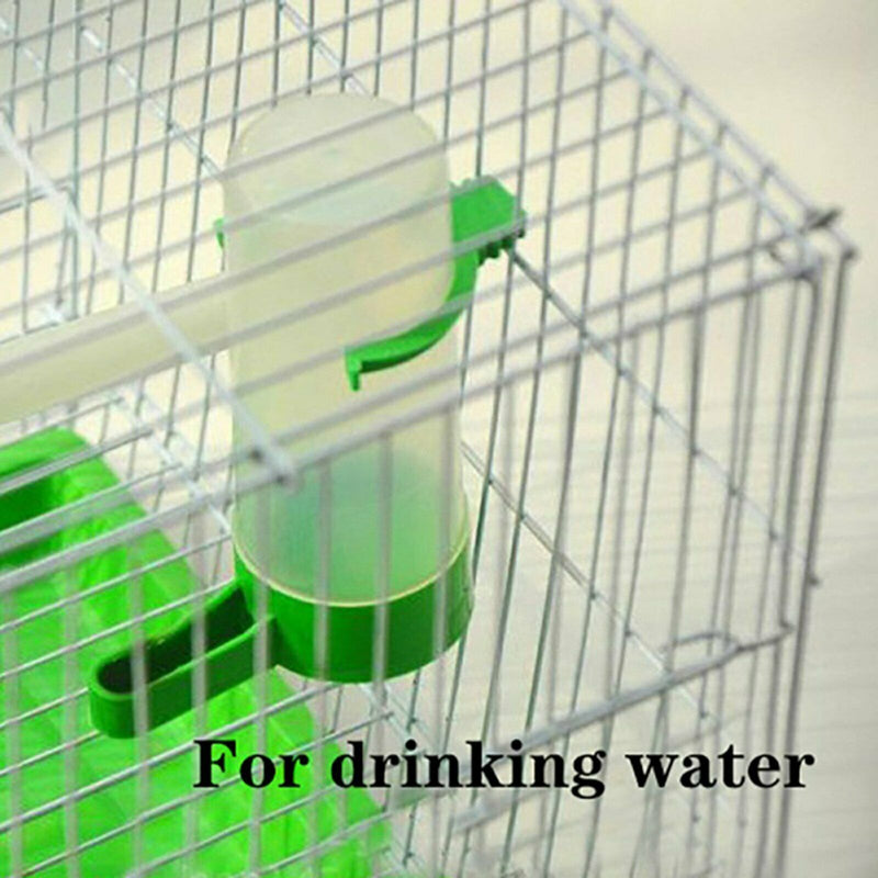 4Pcs/Set Drinker Food Feeder Water Clip For Cage Bird Parrot