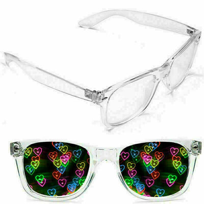 Heart-shaped Special Effects Glasses Watch The Light Become Love Image US