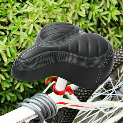 Bicycle Saddle Bike Seat Wide Extra Comfort Soft Cushion