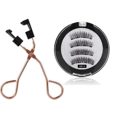 Magic 8D Quantum Natural Magnetic Eyelashes W/ Soft Magnet Technology Tweezers