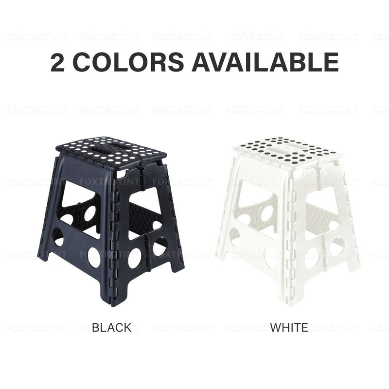 Step Stool Portable Plastic Foldable Chair Outdoor Bathroom Kitchen Adult Kids