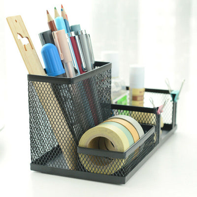 Desk Organizer Pen Holder Storage Container Stationery