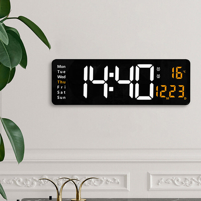 Digital Large Big Jumbo LED Wall Desk Clock