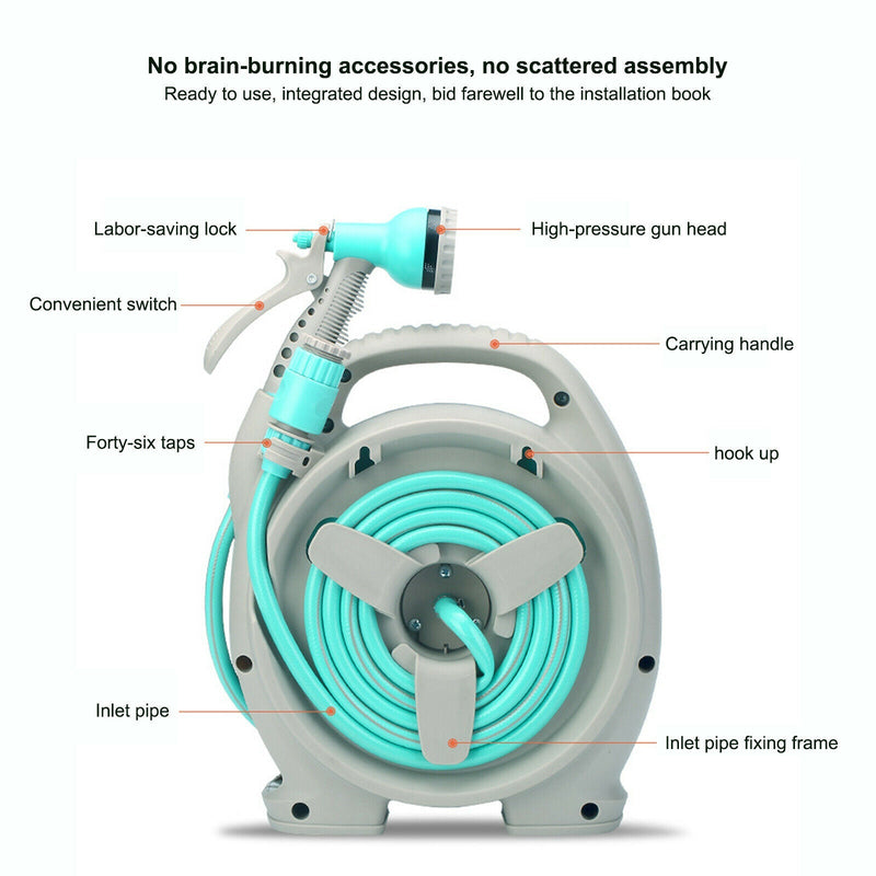 Watering Hose Car Wash Water Gun Household Gardening Watering Pipe Storage Rack