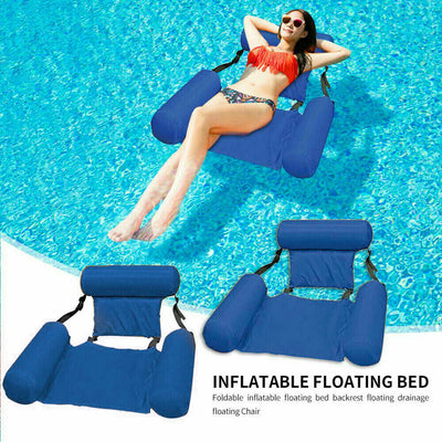 Floating Water Hammock Float Pool Lounge Bed