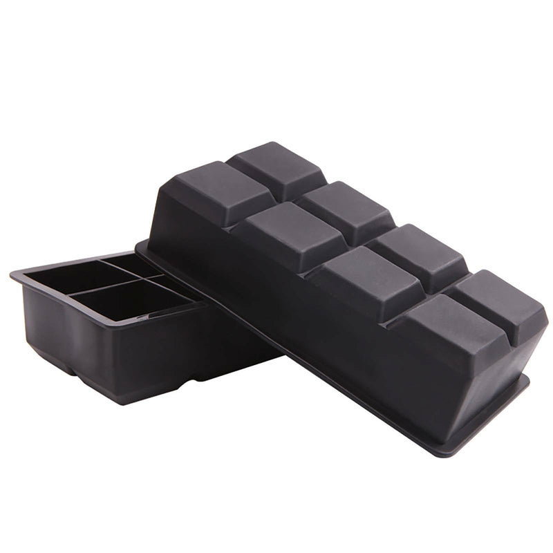 8 Grids Whiskey Silicone Maker Ice Cube Tray