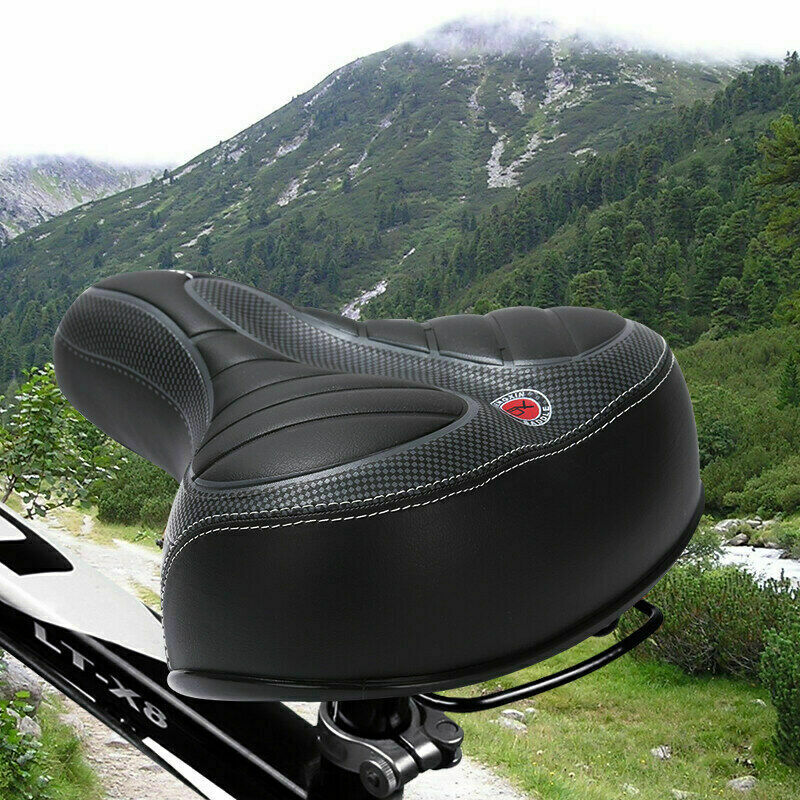 Bicycle Saddle Bike Seat Wide Extra Comfort Soft Cushion