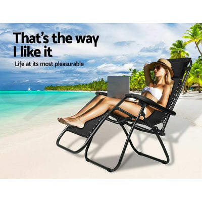 Gardeon Sun Lounge Zero Gravity Chair