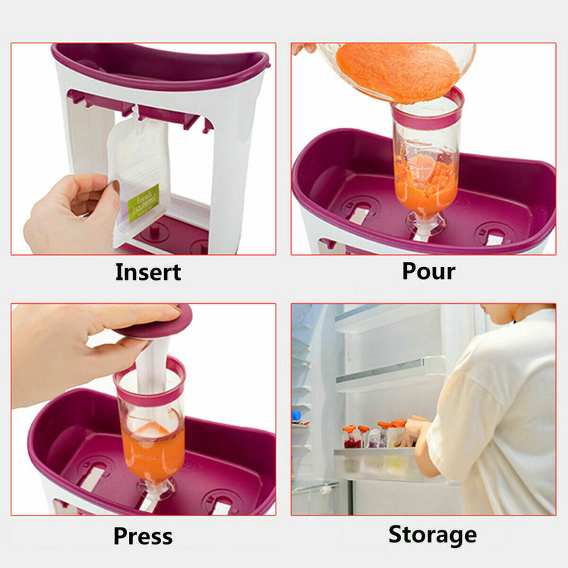 Baby Feeding Food Squeeze Station