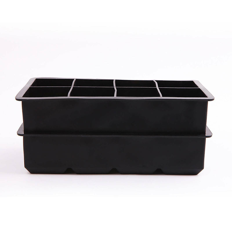 8 Grids Whiskey Silicone Maker Ice Cube Tray