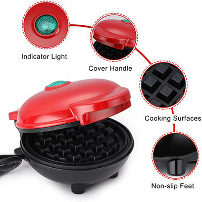 Mini Waffle Maker Non Stick Baking Pan Pancake