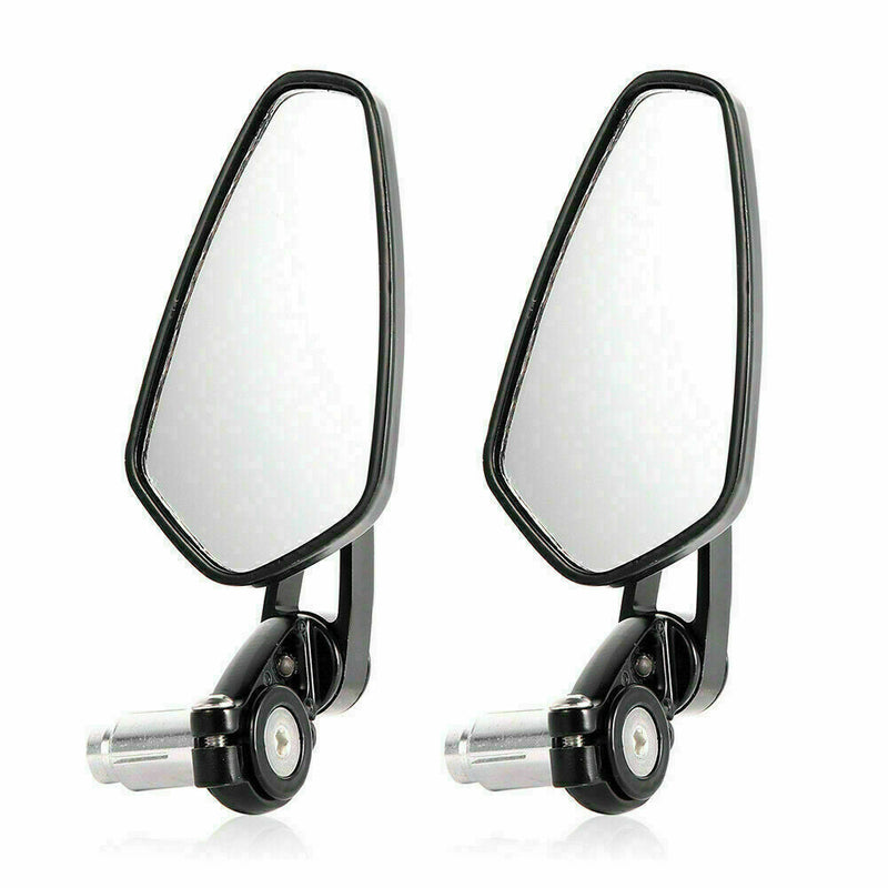 Universal Motorcycle bike Bar End Rear Side View Mirrors