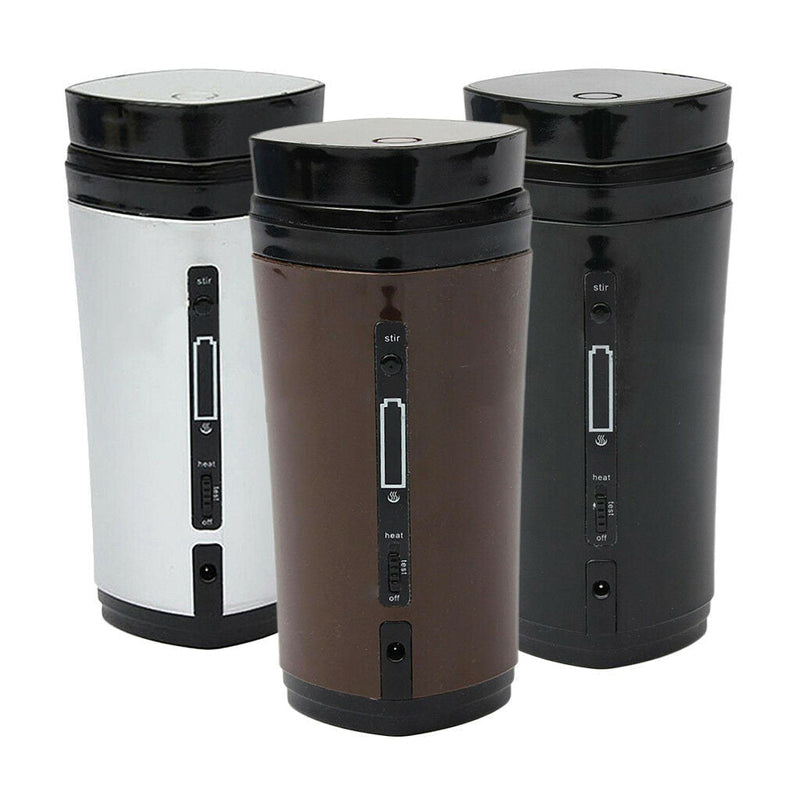 Self Stirring Coffee Tea Mug Automatic Mixing Cup Outdoor Travel Drinking