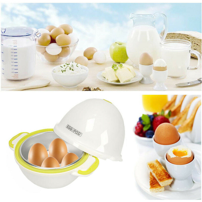 Egg Pod-Microwave Egg Cooker & Peeler