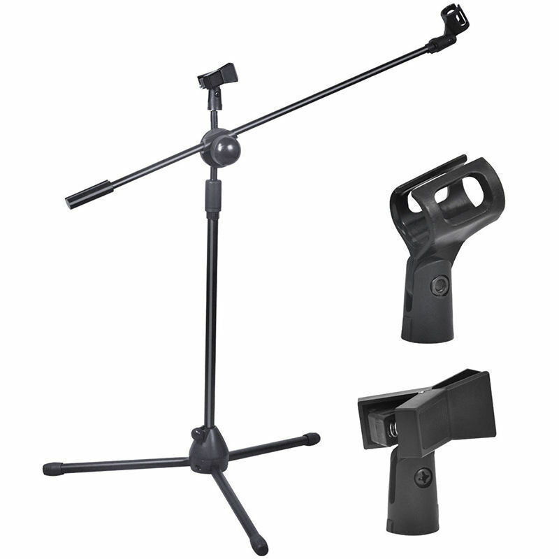 Microphone Stand Telescopic Boom Adjustable Mic Holder