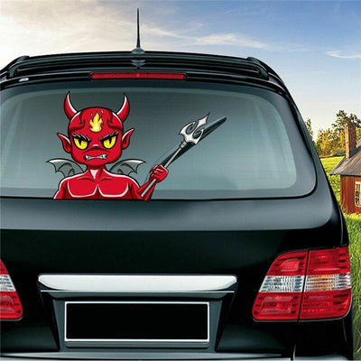 Halloween Rear Windshield Window Decals Car Wiper Sticker